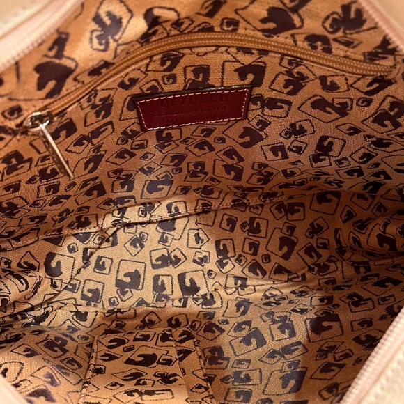 Petusco Tan Leather Shoulder Purse - Picture 6 of 6